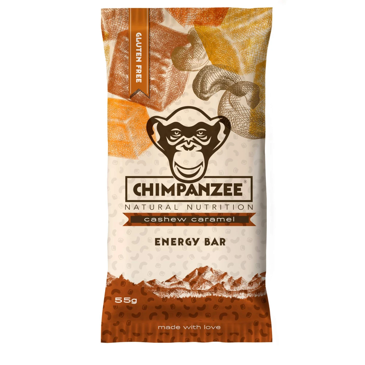 Chimpanzee ENERGYBAR CASHEW CARAMEL - Müsliriegel 3 Chimpanzee ENERGYBAR CASHEW CARAMEL - Müsliriegel