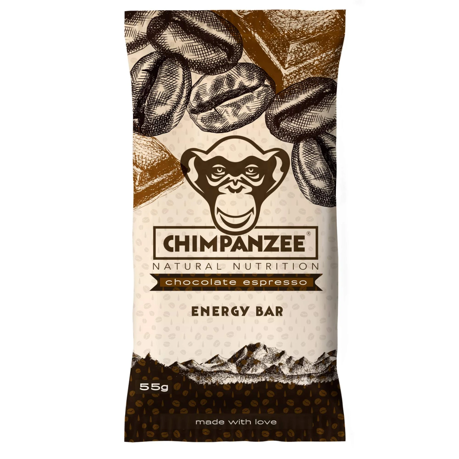 Chimpanzee ENERGYBAR CHOCOLATE ESPRESSO - Müsliriegel 3 Chimpanzee ENERGYBAR CHOCOLATE ESPRESSO - Müsliriegel