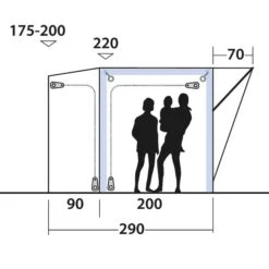 Outwell PARKVILLE 200SA - Busvorzelt -Primus Verkäufe 5638031663 m parkville 200sa outwell 24
